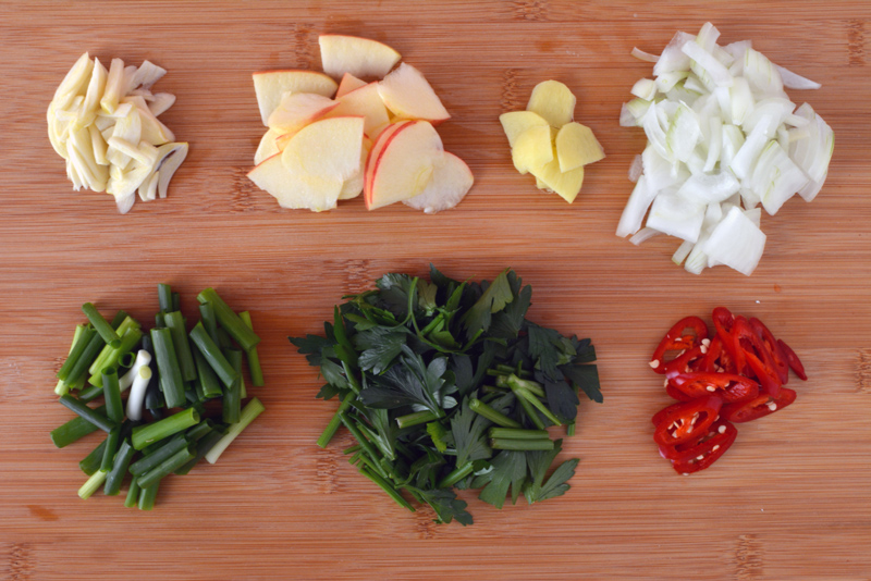 kimchi acquoso ingredienti preparati