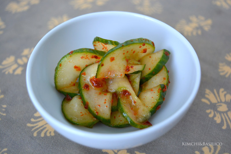 insalata di cetrioli coreana