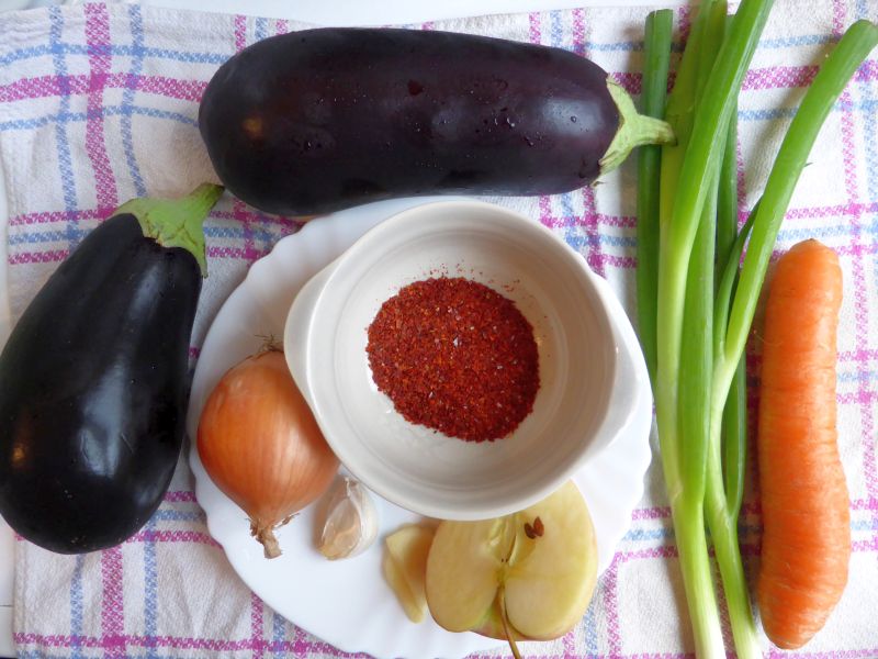 ingredienti kimchi melanzane