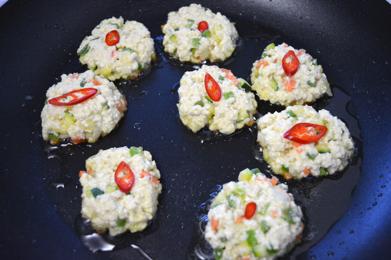 dubu jeon frittelle di tofu padella