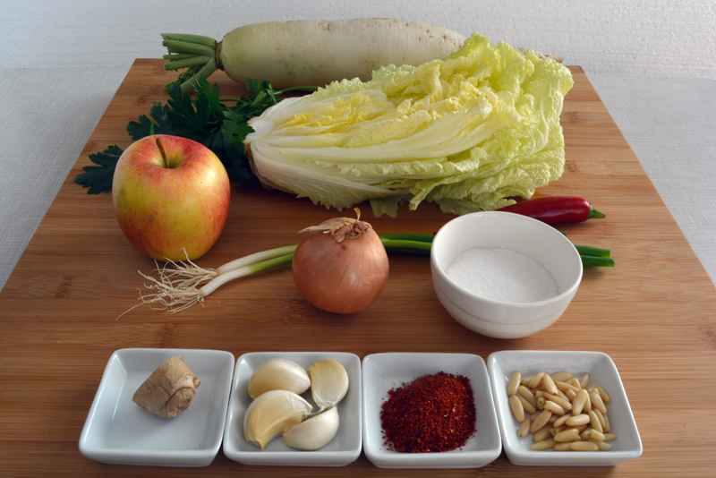 ingredienti mul kimchi