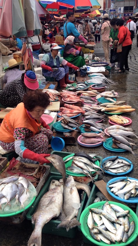 Mercato Jagalchi a Busan