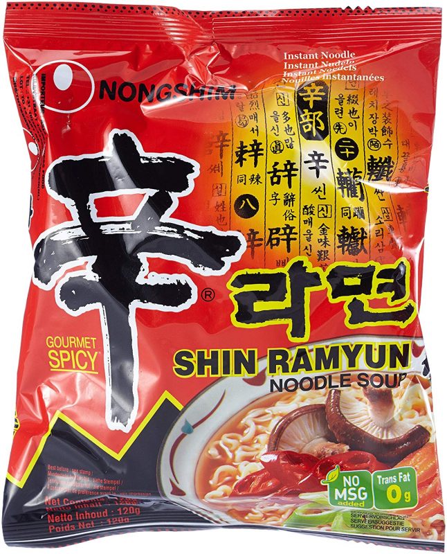 20 confezioni noodles istantanei piccanti Shin Ramyun