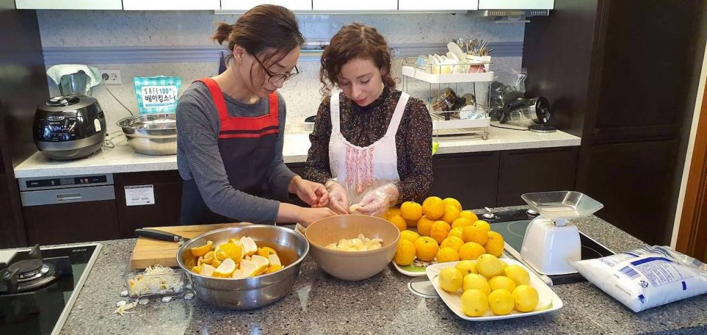 yuja cheong preparazione marmellata di agrumi