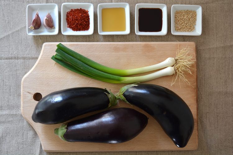 kaji banchan ingredienti melanzana